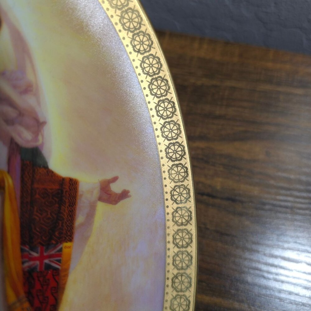 Thomas Blackshear II Coat Of Many Colors Lord Of All Collector Plate #1776 - Picture 4 of 9